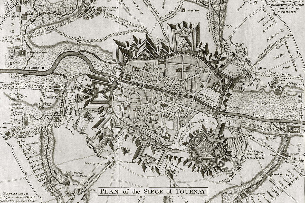 Plan of the Siege of Tournay Plan of the Siege of Tournay